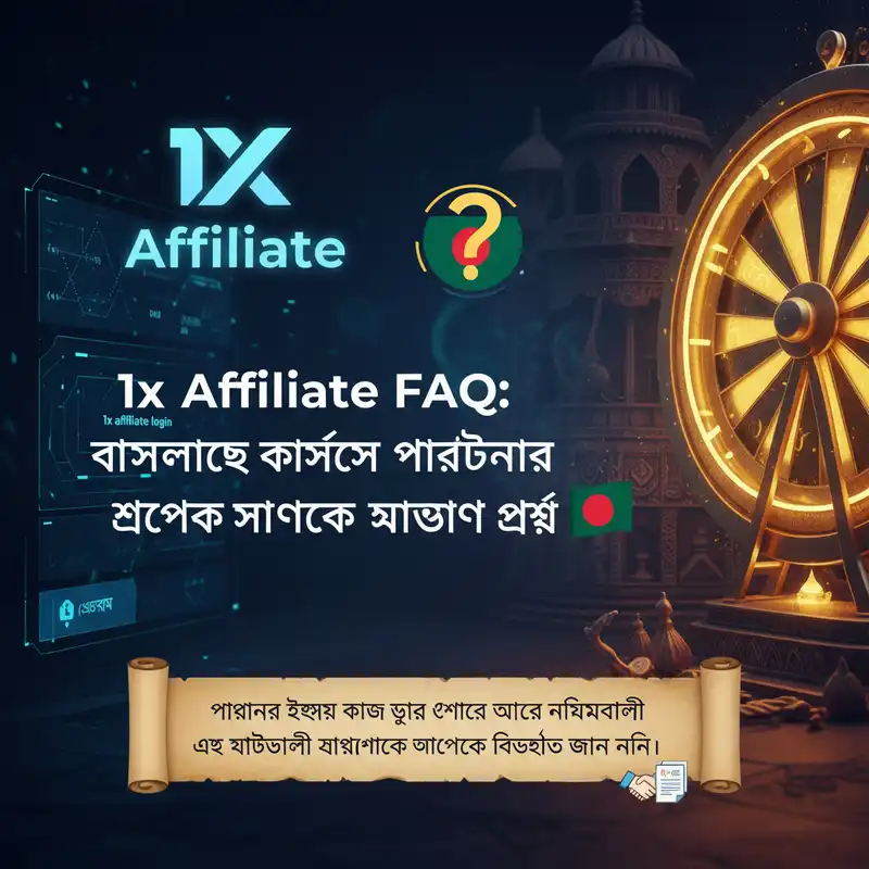 1x Affiliate FAQ - ক্যাসিনো পার্টনার প্রোগ্রাম